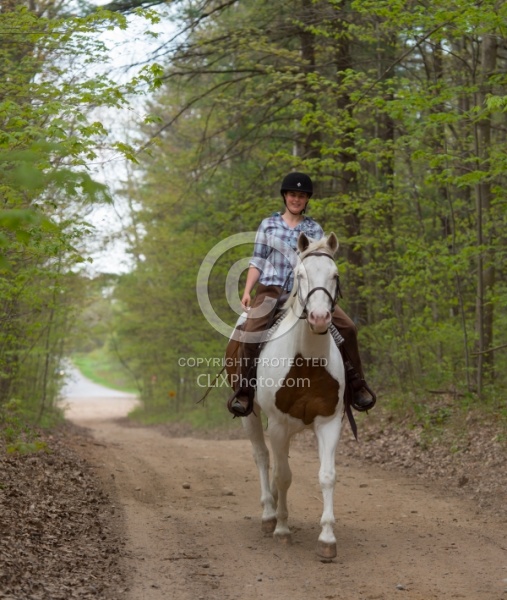 Paint on the Trail in Spring
