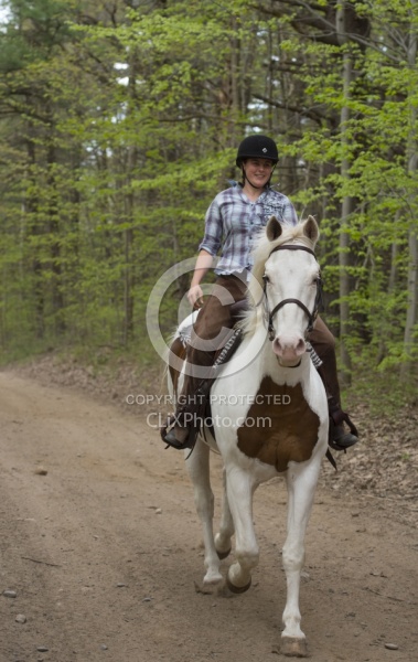 Paint on the Trail in Spring