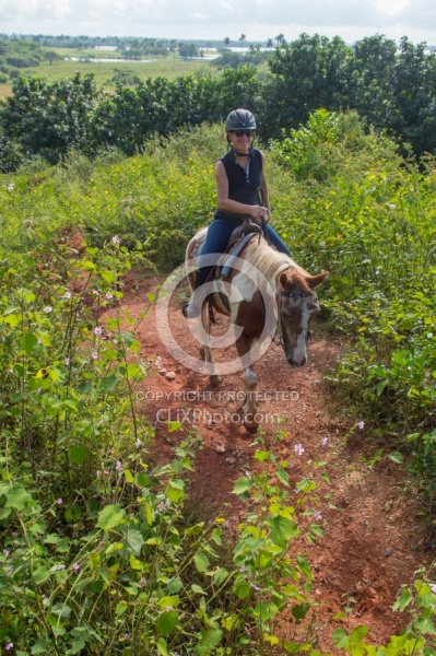 On the Trail at Finca La Guabina Havana