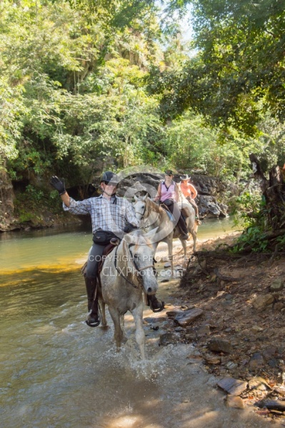 On the Trail at Finca La Guabina Havana