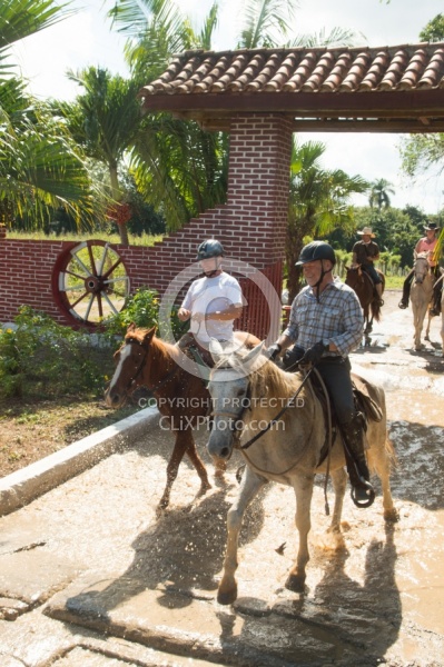 On the Trail at Finca La Guabina Havana
