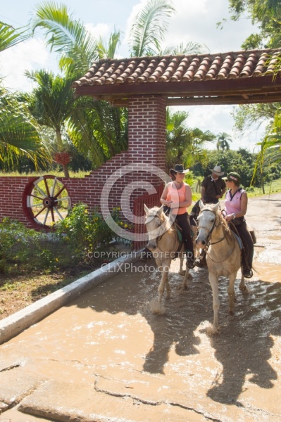 On the Trail at Finca La Guabina Havana