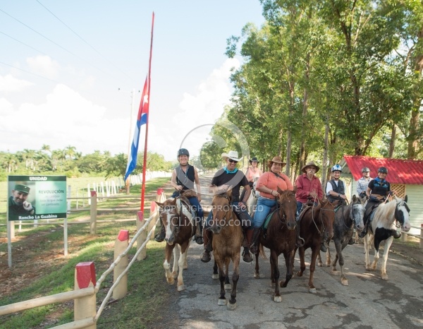 On the Trail at Finca La Guabina Havana