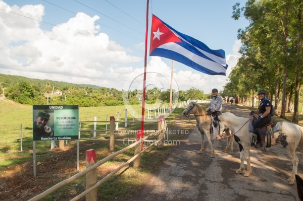 On the Trail at Finca La Guabina Havana