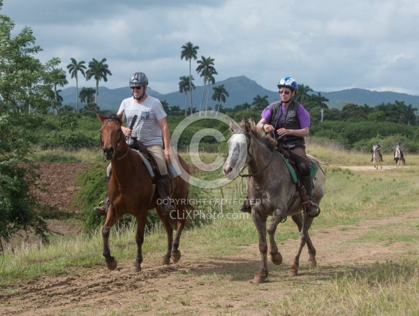 On the Trail at Finca La Guabina Havana