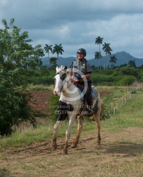 On the Trail at Finca La Guabina Havana