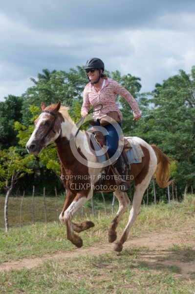 On the Trail at Finca La Guabina Havana