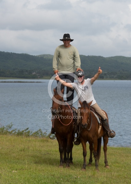 On the Trail at Finca La Guabina Havana