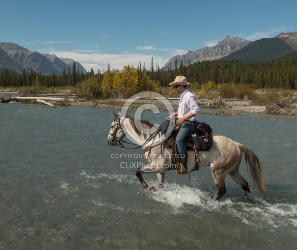 River Crossing Spring Summer Trail Riding