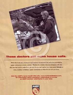 American Association of Equine Practitioners AAEP Ad