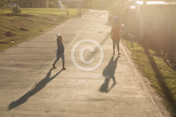 Riding Through Town with Hanna Stables