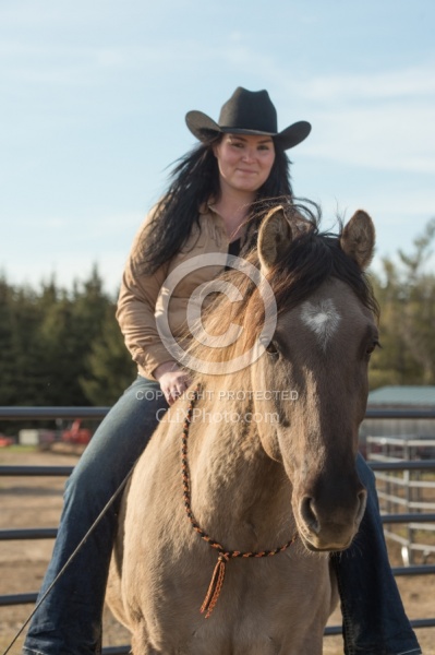 Kiger Mustang with Owner