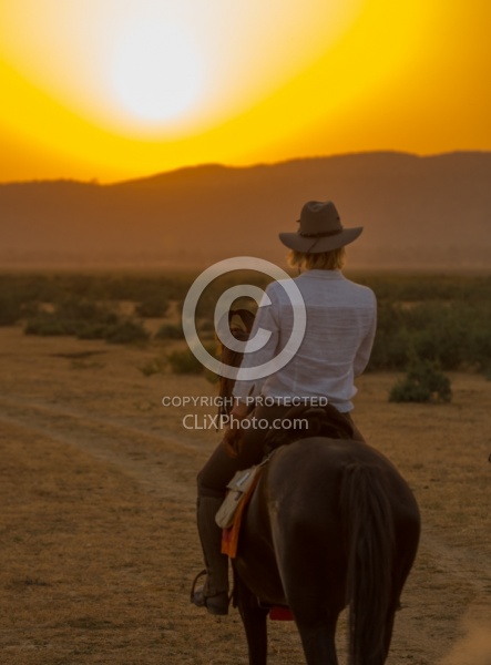 Sunset Ride in India