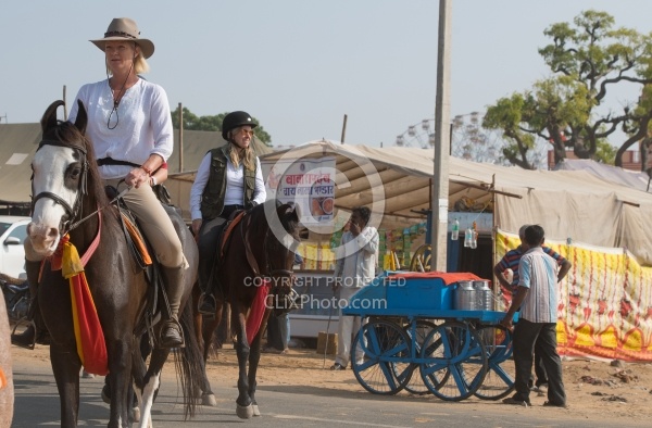 Riding Through The Pushkar Camel Fair