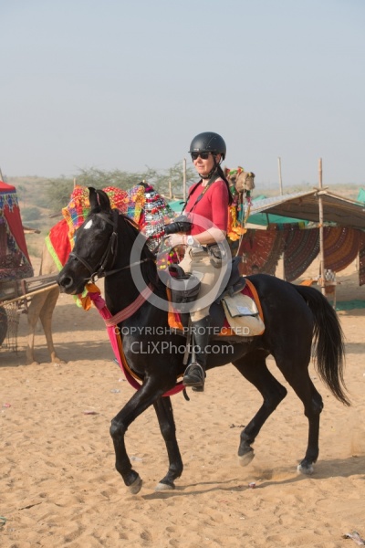Riding Through The Pushkar Camel Fair