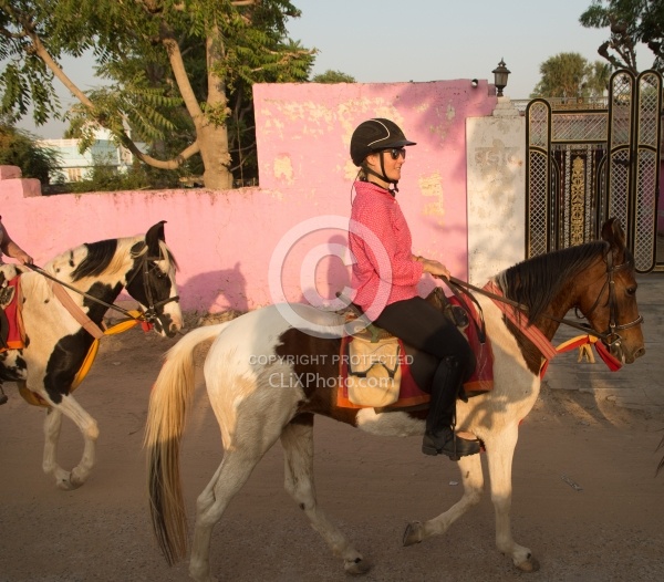 Riding Through Villages on India Ride