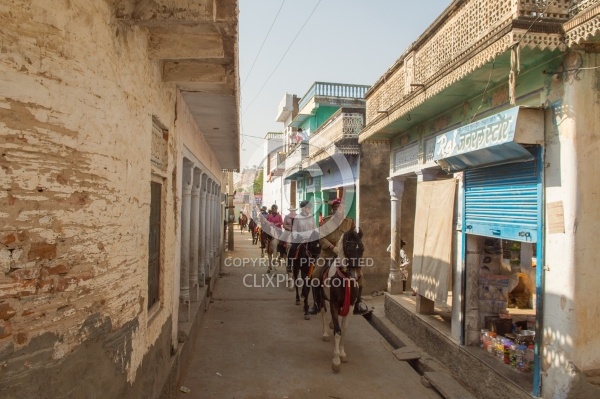 Riding Through Villages on India Ride