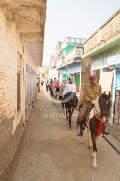 Riding Through Villages on India Ride