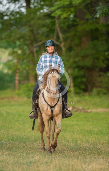 Tennessee Walker Under Saddle