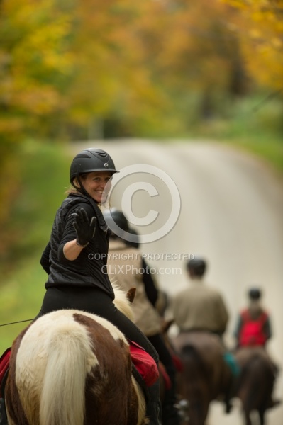 Fall colors  with The Vermont Icelandic Horse Farm