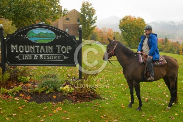 Fall Colors Ride at Mountain Top Resort, Vermont
