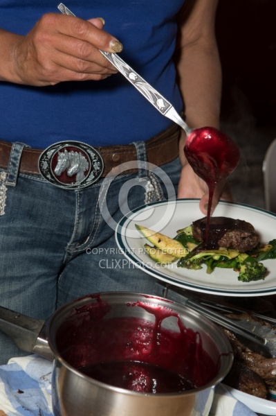 Megans Traditional Christmas meal at Hunter Valley Station