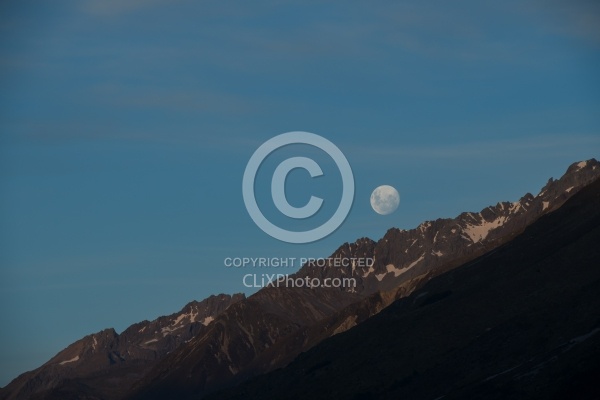 Full Moon at Boundary Hut, Wild Womens Expeditions with Adventure Horse Trekking New Zealand