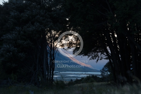 Sunset From Boundary Hut, Wild Womens Expeditions with Adventure Horse Trekking New Zealand