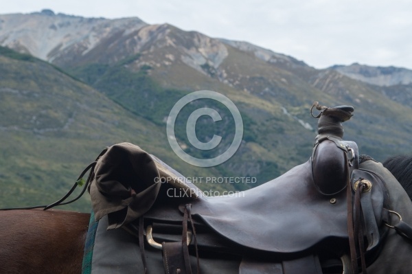 Waiting for the Day Ride fromBoundary Hut, Wild Womens Expeditions with Adventure Horse Trekking New Zealand