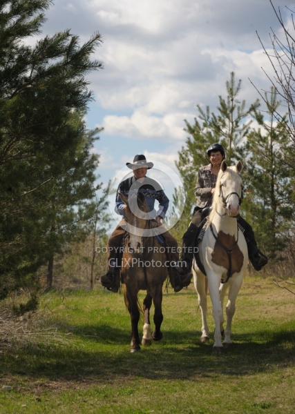 Trail Riding Couple