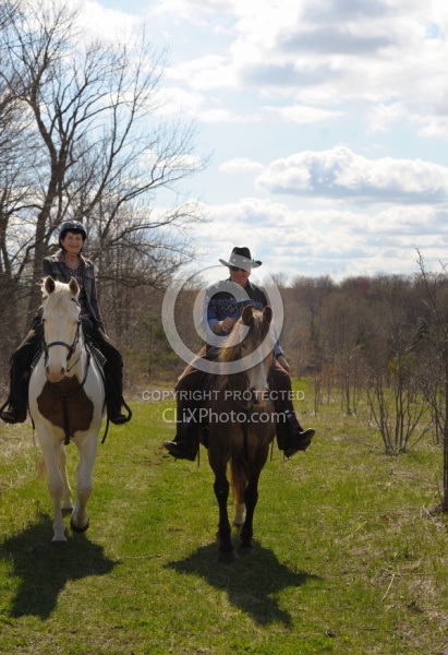 Trail Riding Couple