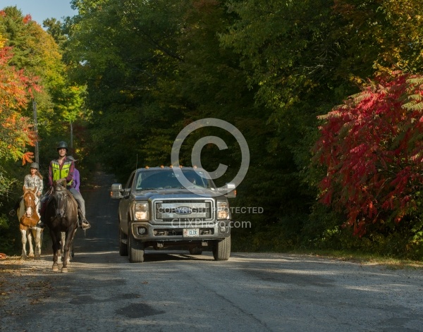 Encountering Cars While Riding on the Road