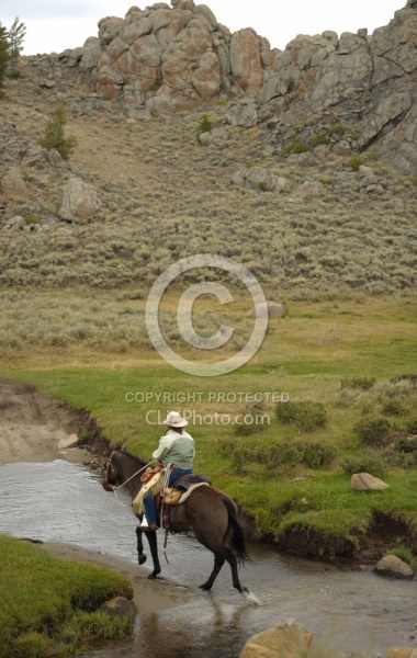 Water Crossing on The Trail