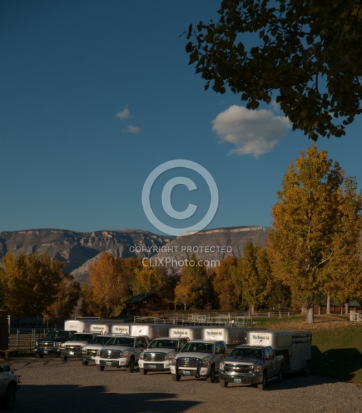 Trucks and Trailers at The Hideout Guest Ranch