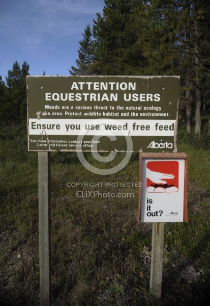 Wild Deuces Womens Retreat Trail Conservation Signage