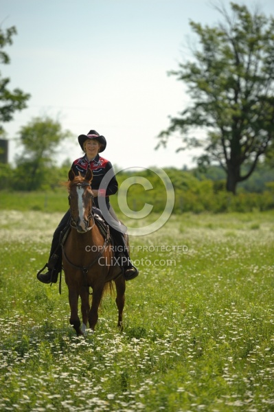 Western Trail Riding Spring Summer