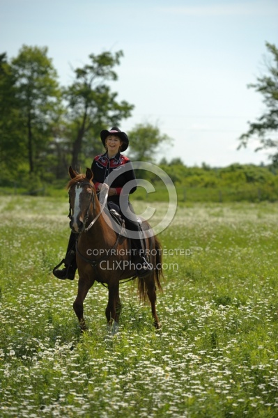 Western Trail Riding Spring Summer
