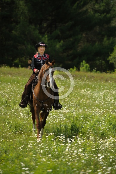 Western Trail Riding Spring Summer