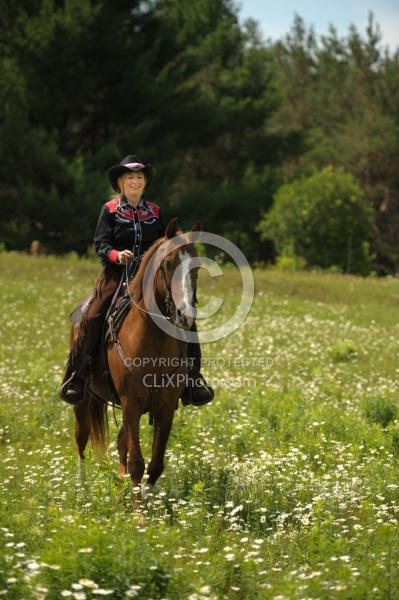 Western Trail Riding Spring Summer