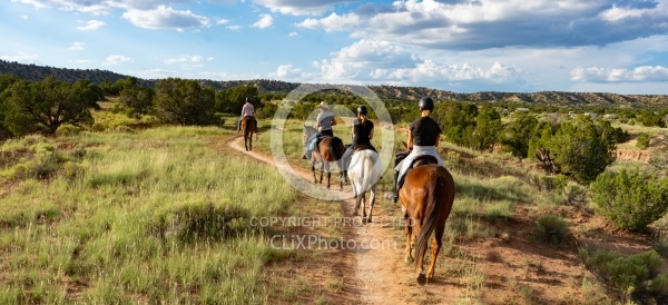 Galisteo Basin Evening Ride Enchantment Equitreks
