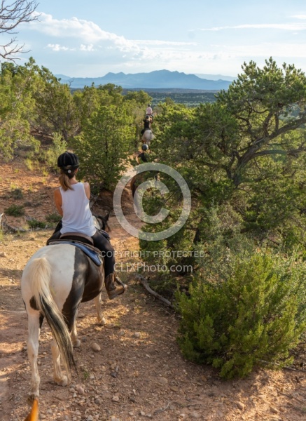 Galisteo Basin Evening Ride Enchantment Equitreks