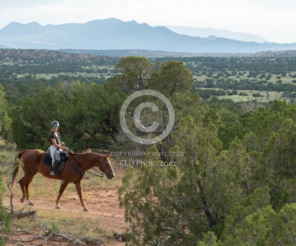 Galisteo Basin Evening Ride Enchantment Equitreks