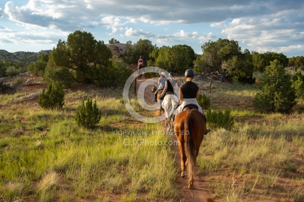 Galisteo Basin Evening Ride Enchantment Equitreks