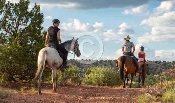 Galisteo Basin Evening Ride Enchantment Equitreks