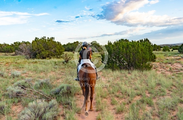Galisteo Basin Evening Ride Enchantment Equitreks