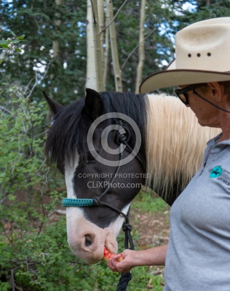 Watermelon Snack at Lunch on the Trail