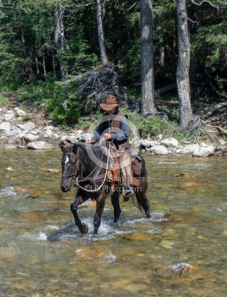 Chad on Stretch Crossing River