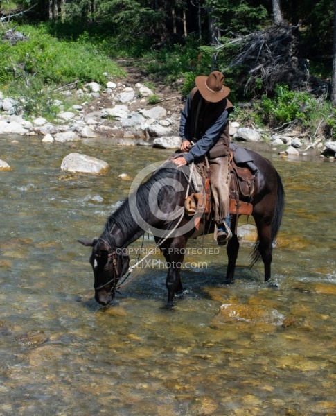 Chad on Stretch Crossing River