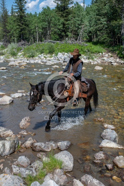 Chad on Stretch Crossing River