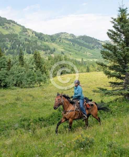 Galloping on The Lost Trail Ride